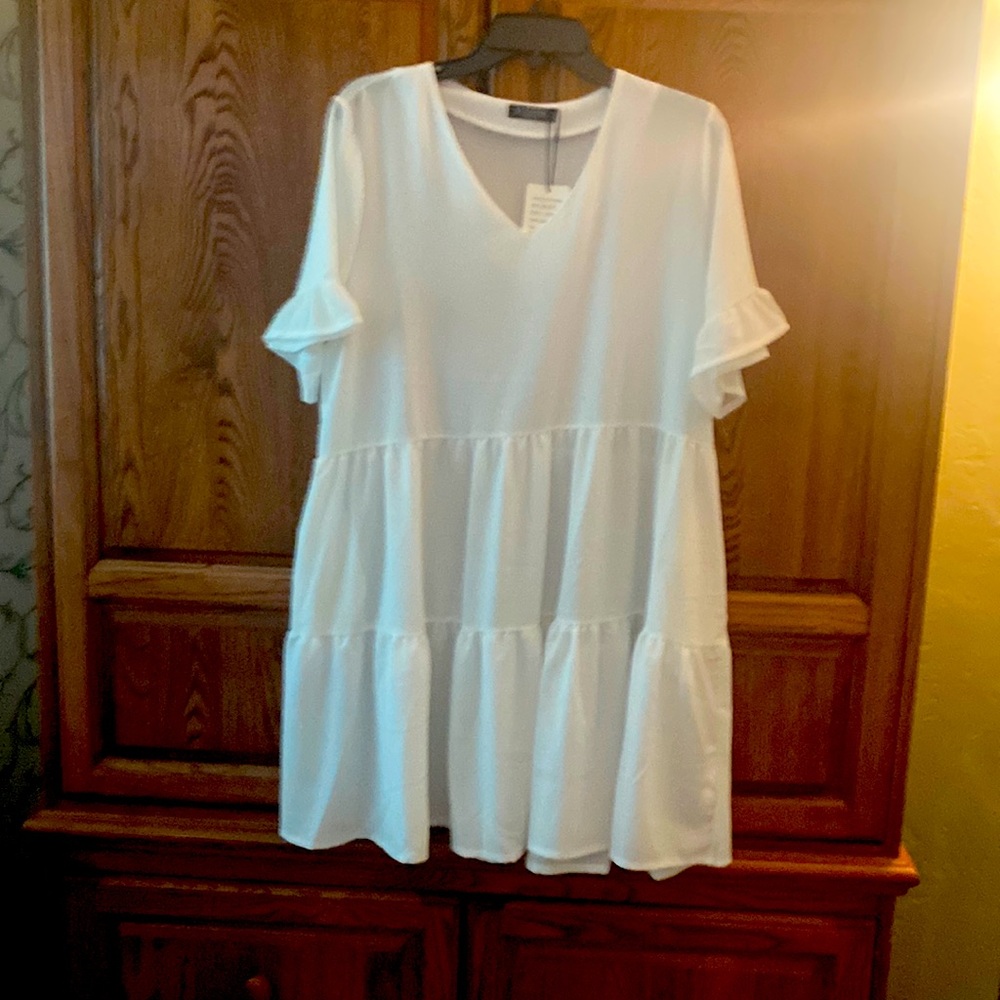 White dress or cover up